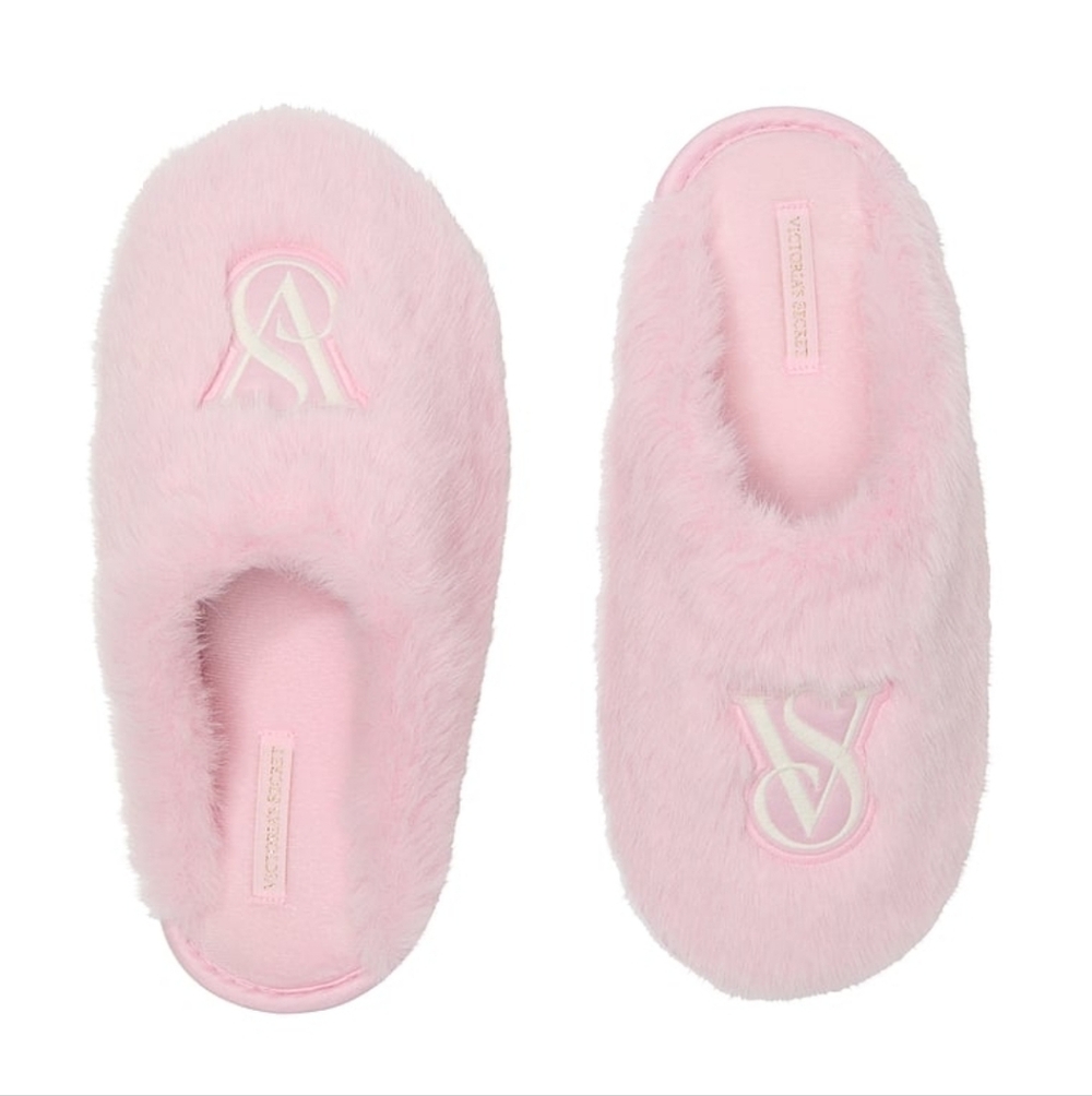 Victoria's Secret Soft Pink Slippers Size Large NWT